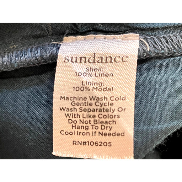 SUNDANCE CATALOG Graceful Verenia Women Size 6 Floral 100% Linen Maxi Boho Skirt - Picture 8 of 9